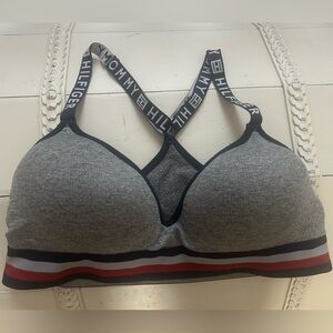 Tommy Hilfiger Gray Sports Bra